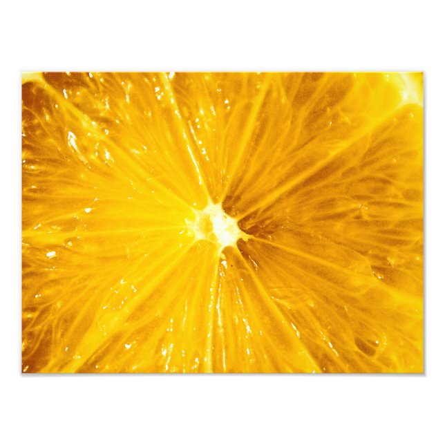 Ljusfärgat citron stäng upp fototryck (Framsidan)