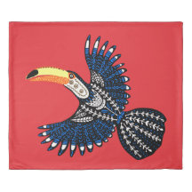 Ljusfärgat Tropical Jungle Toucan Bird