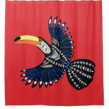 Ljusfärgat Tropical Jungle Toucan Bird