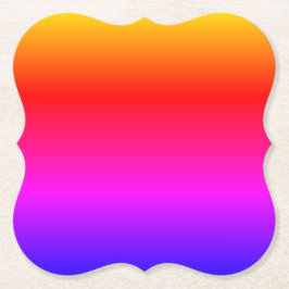 Ljusfärgsflytande Färg Fält Cheerful Underlägg Papper Rund