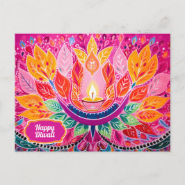 Ljusfestligheter: En Diwali-firande Vykort