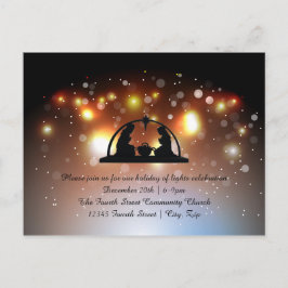 Ljusfirande Jul - Julkort Helg Vykort