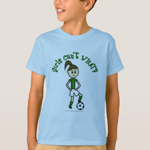 Ljusflickesockare i Grönt Uniform T-shirt