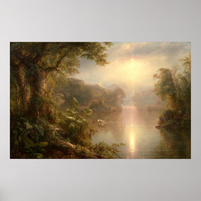 Ljusfloden, Frederic Edwin Church Poster (Framsidan)