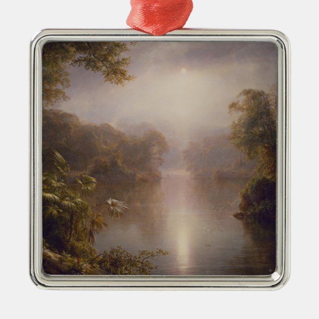 Ljusfloden (morgon i Tropikernorna) Julgransprydnad Metall (Framsidan)