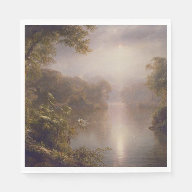 Ljusfloden (morgon i Tropikernorna) Pappersservett (Framsidan)