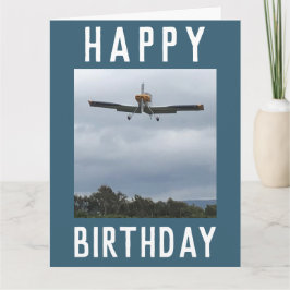 Ljusflygplan som kommer in i land kort