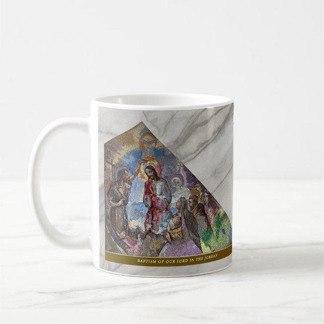 Ljusfulla Rosenkransmysterier #1: Jesu dop Kaffemugg (Vänster)