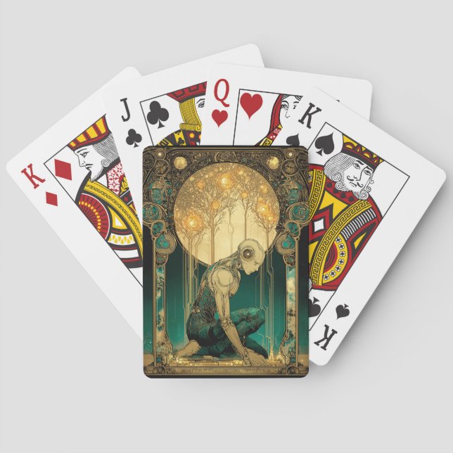 Ljusfylld Uppstigning Casinokort (Baksidan)