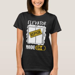 Ljusgeneratorreparationsläge på höjdkontrollpanele t shirt