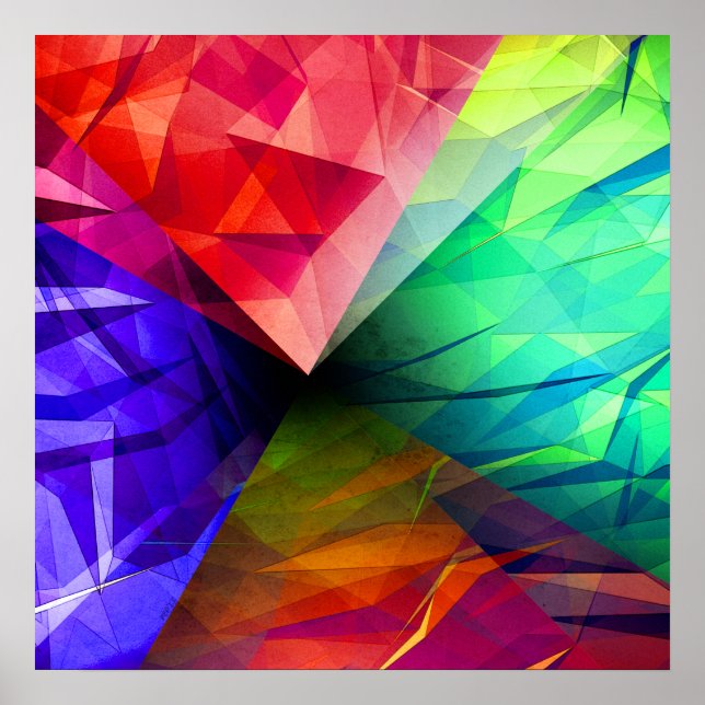 Ljusgeometri Poster (Framsidan)