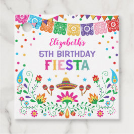 Ljusglad Fiesta Födelsedagsfest Mexikanska Present Gåvor Etiketter