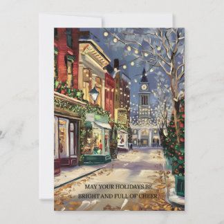 Ljusglad jul - jul julkort