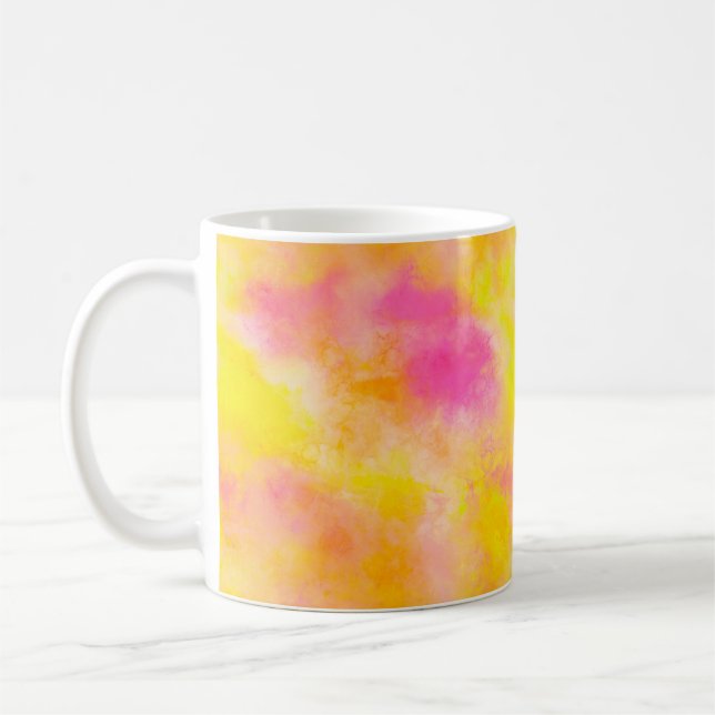 Ljusglädjen abstrakt Färg Kaffemugg (Vänster)