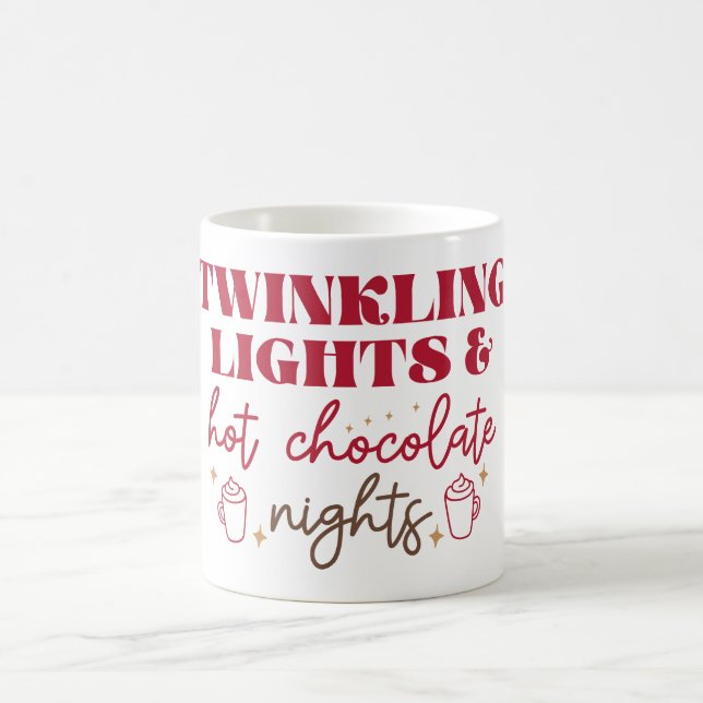 Ljusglitter - Julmugg Kaffemugg (Center)
