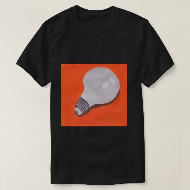 Ljusglödlampa T Shirt (Design framsida)