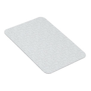 Ljusgrå geometrisk blommönster magnet