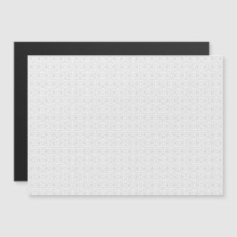 Ljusgrå geometrisk kakel mönster magnetisk inbjudningskort