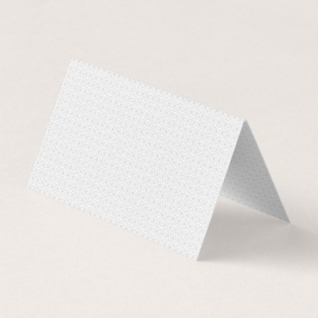 Ljusgrå geometrisk kakel mönster visitkort (Baksida)