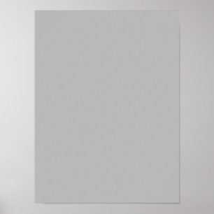 Ljusgrå mode grå färg trend 2014 Blank Poster