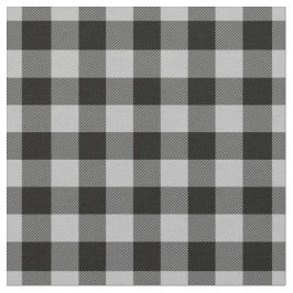 Ljusgrå och svart rutig gingham tyg