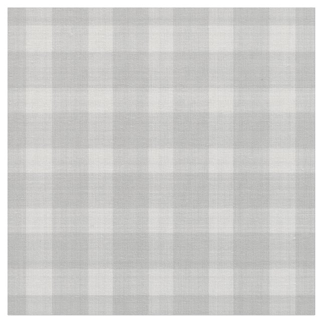 ljusgrå och vit Gingham-rutig plagg Tyg (Närbild)