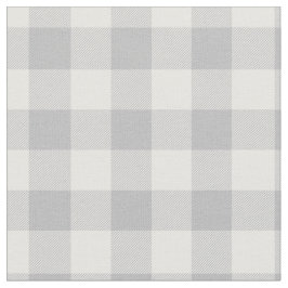 Ljusgrå och vit rutig gingham tyg