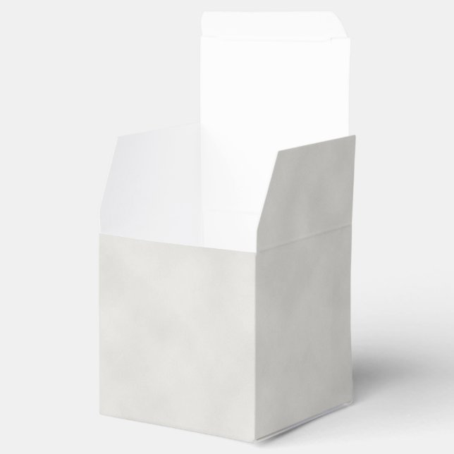 Ljusgrå pergamentstruktur bakgrund presentaskar (Öppnad)