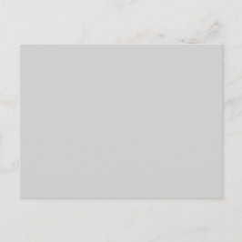 Ljusgrå postkort med personlig hälsningsdesign vykort