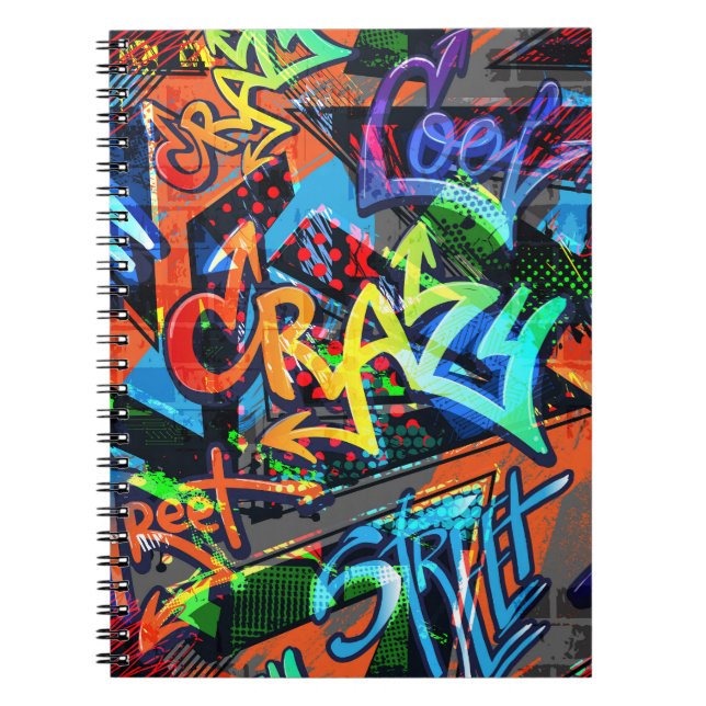 Ljusgraffiti, stadsgrafik.. anteckningsbok (Framsidan)