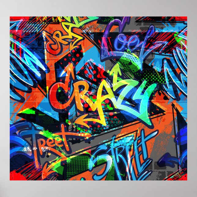 Ljusgraffiti, stadsgrafik.. poster (Framsidan)
