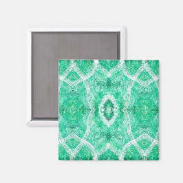 Ljusgrön Abstrakt Akvarellkonst Magnet