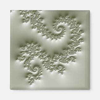 Ljusgrön fraktal magnet
