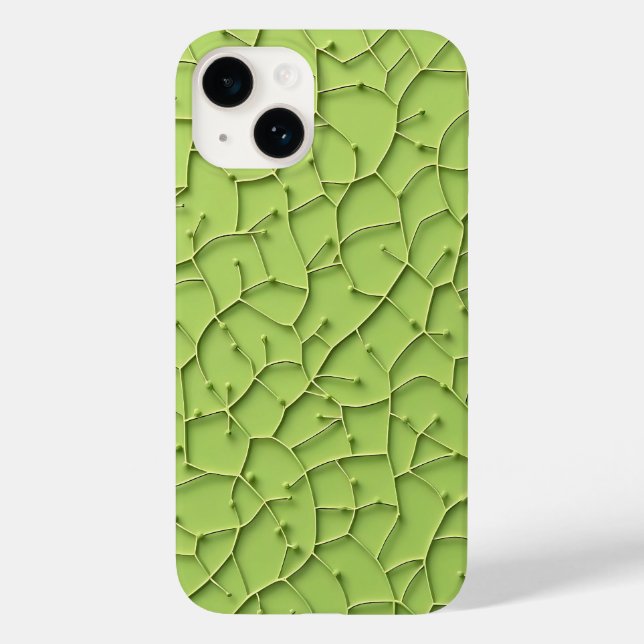 Ljusgrön Fresh Look iPhone-fodral Design (Baksida)