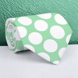 Ljusgrön Jumbo Prickig Anpassad Slip Slips