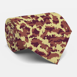 Ljusgrön kamouflage doodle retro svart och röd söm slips