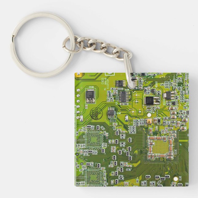 Ljusgrön PCB-kretskortdesign för IT-proffs (Framsidan)