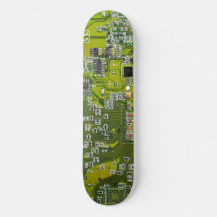 Ljusgrön PCB-kretskortdesign för IT-proffs Mini Skateboard Bräda 18,5 Cm