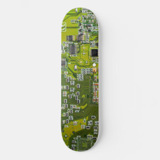 Ljusgrön PCB-kretskortdesign för IT-proffs Mini Skateboard Bräda 18,5 Cm