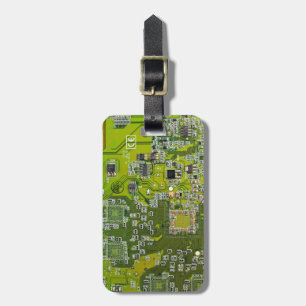 Ljusgrön PCB-kretskortsdesign för IT-proffs Bagagebricka