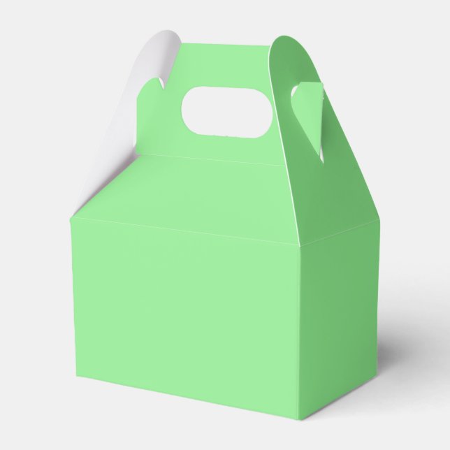 Ljusgrön takfavoritbox presentaskar (Framsidan Sidan)