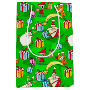 Ljusgrön Tomte & Tomtenissar Jul