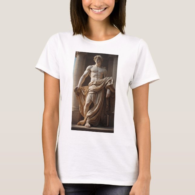 Ljusgud och Music Apollo - Grekisk mytologi T Shirt (Framsida)