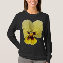 Ljusgul penséblomma Foto T-Shirt