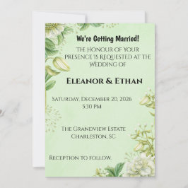 Ljusgul Tulpan & Ranunculus Formell Bröllops I