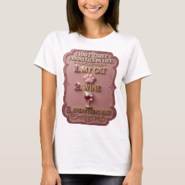 Ljusguld MIN KATT VIN ALLT ANNAT T Shirt