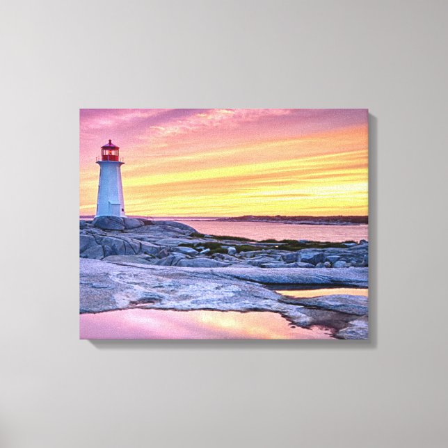 Ljushållaren | Peggy's Cove Canvastryck (Framsida)