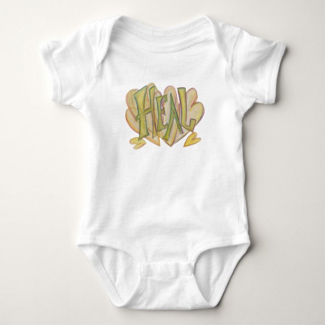 Ljushearts Ord Art Baby Clothing T Shirt (Framsida)