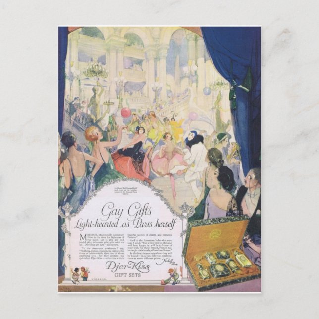 Ljushjärtad som Paris Herself Vykort (Framsida)