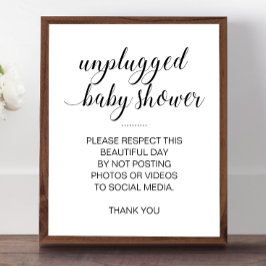 Ljushuggare utan Social-medietecken Poster